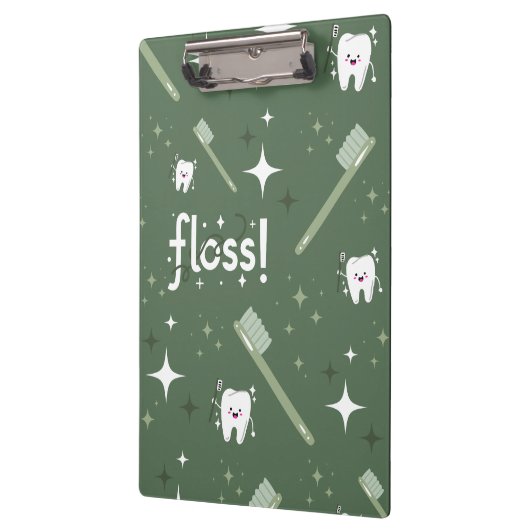 Tandklembord, Gift voor Tandhygiëniste, Tanden Klembord (Links)