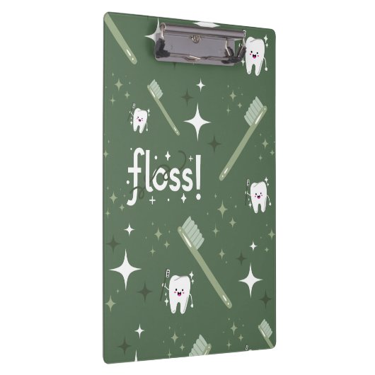 Tandklembord, Gift voor Tandhygiëniste, Tanden Klembord (Rechts)