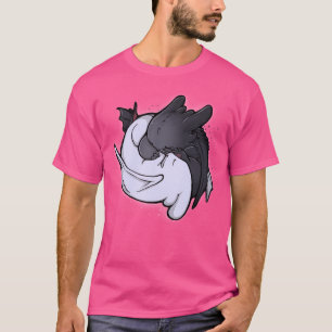 Tandloos en licht fury knuffelen t-shirt