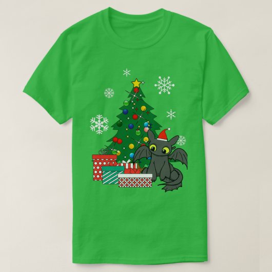 Tandloos rond Kerstmis T-shirt (Design voorkant)