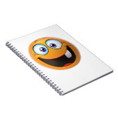 Tandloze glimlach geel notitieboek (Rechterzijde)