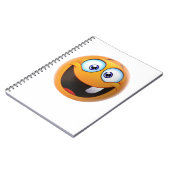 Tandloze glimlach geel notitieboek (Linkerzijde)