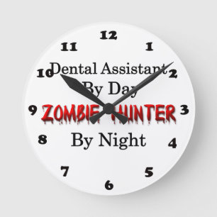 Tandmedewerker/Zombie Hunter Ronde Klok