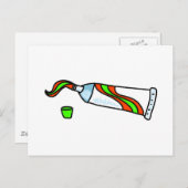 Tandpasta Briefkaart (Voorkant / Achterkant)