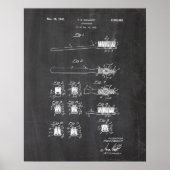 Tandpenseelpatroon Poster (Voorkant)