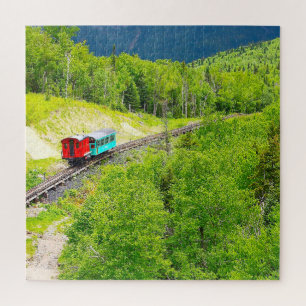 Tandrad trein Washington Mountain New Hampshire Legpuzzel
