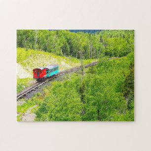 Tandrad trein Washington Mountain New Hampshire Legpuzzel