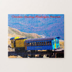 Tandrad trein Washington Mountain New Hampshire Legpuzzel