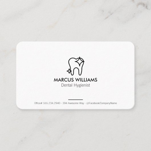 Tandreiniging Visitekaartje (Voorkant)