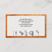 Tandreinigingsmiddelen | Tandheelkunde Visitekaartje (Achterkant)