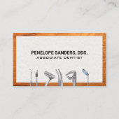 Tandreinigingsmiddelen | Tandheelkunde Visitekaartje (Voorkant)