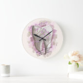 Tandschilderij. Tandarts, Tandartsassistent Sjablo Grote Klok (Huis)