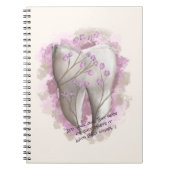 Tandschilderij. Tandarts, Tandartsassistent Sjablo Notitieboek (Voorkant)