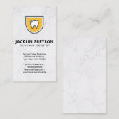 Tandschildpictogram | Tandheelkundig Visitekaartje (Voorkant / Achterkant)