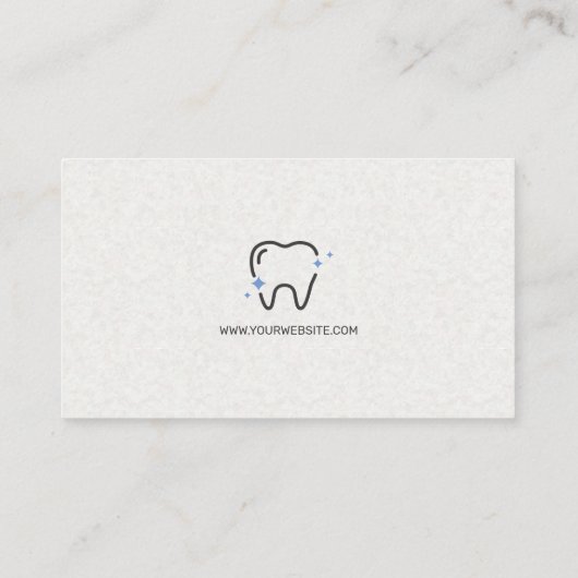 Tandsprankelpictogram Visitekaartje (Achterkant)