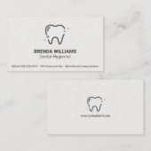 Tandsprankelpictogram Visitekaartje (Voorkant / Achterkant)