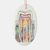 Tandstructuur Keramisch Ornament (Rechts)