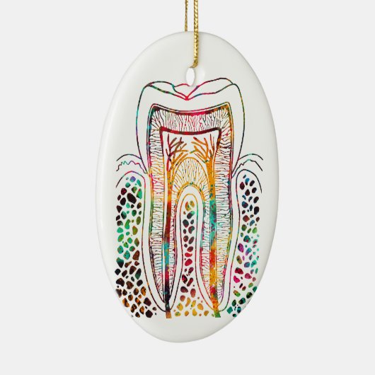 Tandstructuur Keramisch Ornament (Rechts)