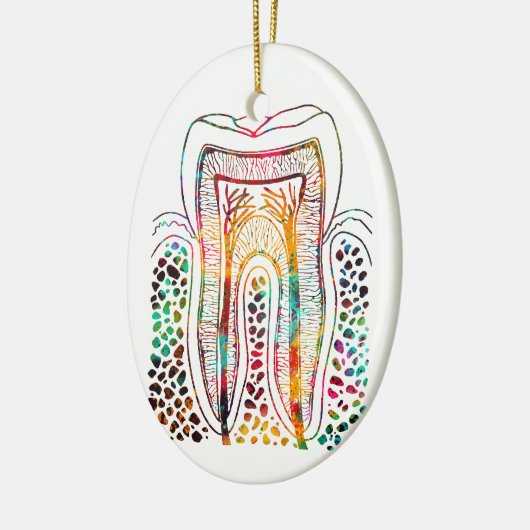 Tandstructuur Keramisch Ornament (Links)