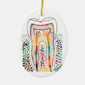 Tandstructuur Keramisch Ornament (Voorkant)