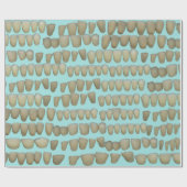 Tandtanden Tandtanden Tandheelkundige tandheelkund Cadeaupapier (Vlak)