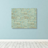 Tandtanden Tandtanden Tandheelkundige tandheelkund Canvas Afdruk (Insitu (Houten vloer))