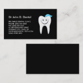 Tandtandheelkundig visitekaartje met een vrolijke  (Voorkant / Achterkant)