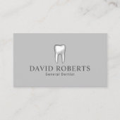 Tandtandheelkundige minimalistische tandheelkundig visitekaartje (Voorkant)