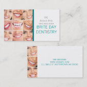 Tandtandheelkundige tandheelkundige Doctor in de t Visitekaartje (Voorkant / Achterkant)