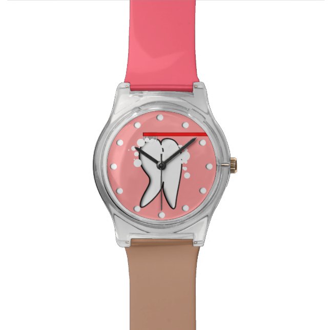 Tandtandhorloge Polshorloge (Close Up)