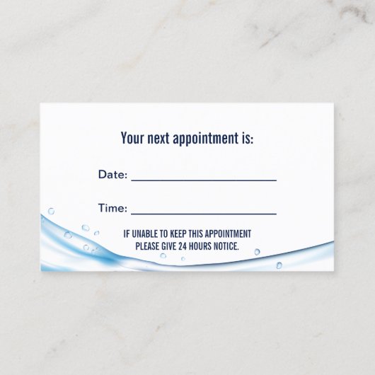 Tandtandtandtandheelkundige tandheelkundige beroep afsprakenkaartje (Achterkant)