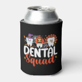 Tandtandtandtandheelkundige Thanksgiving Halloween Blikjeskoeler (Blikje Voorkant)