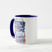 Tandtechnicus altijd recht Grappig Lab Humor GIF Mok (Voorkant links)