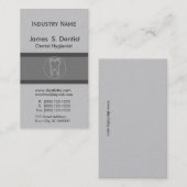 Tandtekening Moderne Tandarts Afspraak Design Afsprakenkaartje (Voorkant / Achterkant)