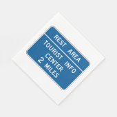 Tanduiding van het toeristisch informatiecentrum servet (Hoek)