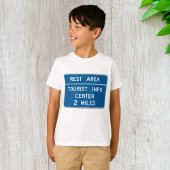 Tanduiding van het toeristisch informatiecentrum t-shirt