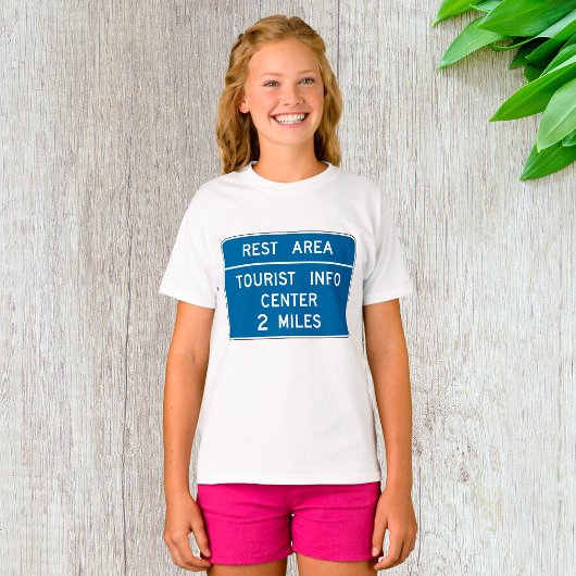 Tanduiding van het toeristisch informatiecentrum t-shirt