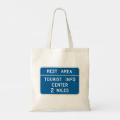 Tanduiding van het toeristisch informatiecentrum tote bag (Achterkant)