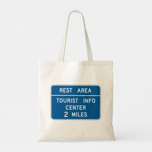 Tanduiding van het toeristisch informatiecentrum tote bag (Achterkant)