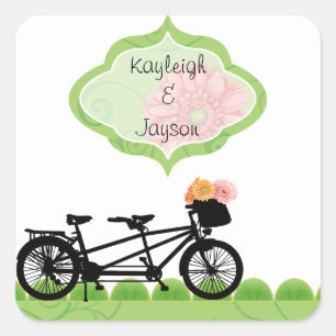 Tandum Bike Envelope Seals of Favor Labels