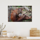 Tandverzorger Kindertandheelkundige Poster (Keuken)