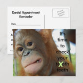 Tandverzorging : Herinnering voor benoeming van De Briefkaart (Voorkant / Achterkant)