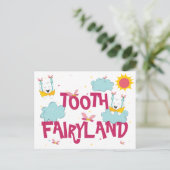 Tandverzorging Sprookjesland, Van de Tandfee Briefkaart (Staand voorkant)