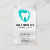 Tandverzorging Tand Logo Visitekaartje (Voorkant)