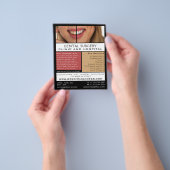 Tandverzorging, tandheelkunde, tandheelkunde Adver Flyer (Hand)