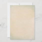 Tandvleesboom verlaat elegant  verlovingsfeest kaart (Achterkant)