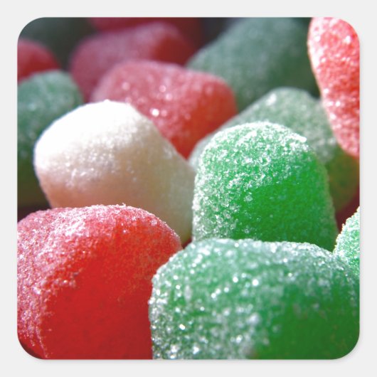 Tandvleesdruppels Vierkante Sticker (Voorkant)