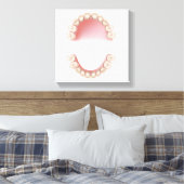 Tandvleesklier (baby) canvas afdruk (Insitu (Slaapkamer))