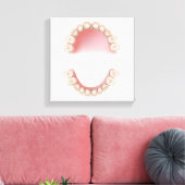 Tandvleesklier (baby) canvas afdruk (Insitu (Woonkamer))