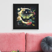 Tandwiel - Nachtpaus Canvas Afdruk (Insitu (Woonkamer))